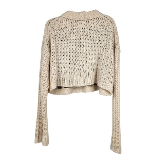 Free People x Alpine Pullover Scoop Neck Dropped Shoulders Sweater Size XS - Picture 5 of 5